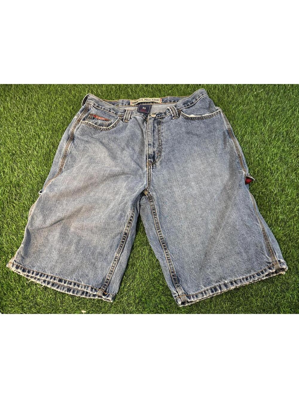 U.S. Polo Assn. Light Wash Denim Shorts Waist 33